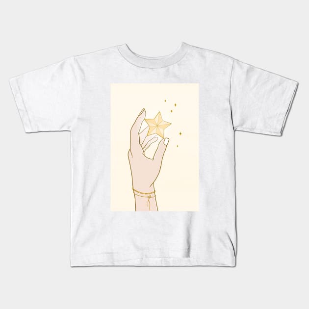 Believe in Magic Kids T-Shirt by Barlena